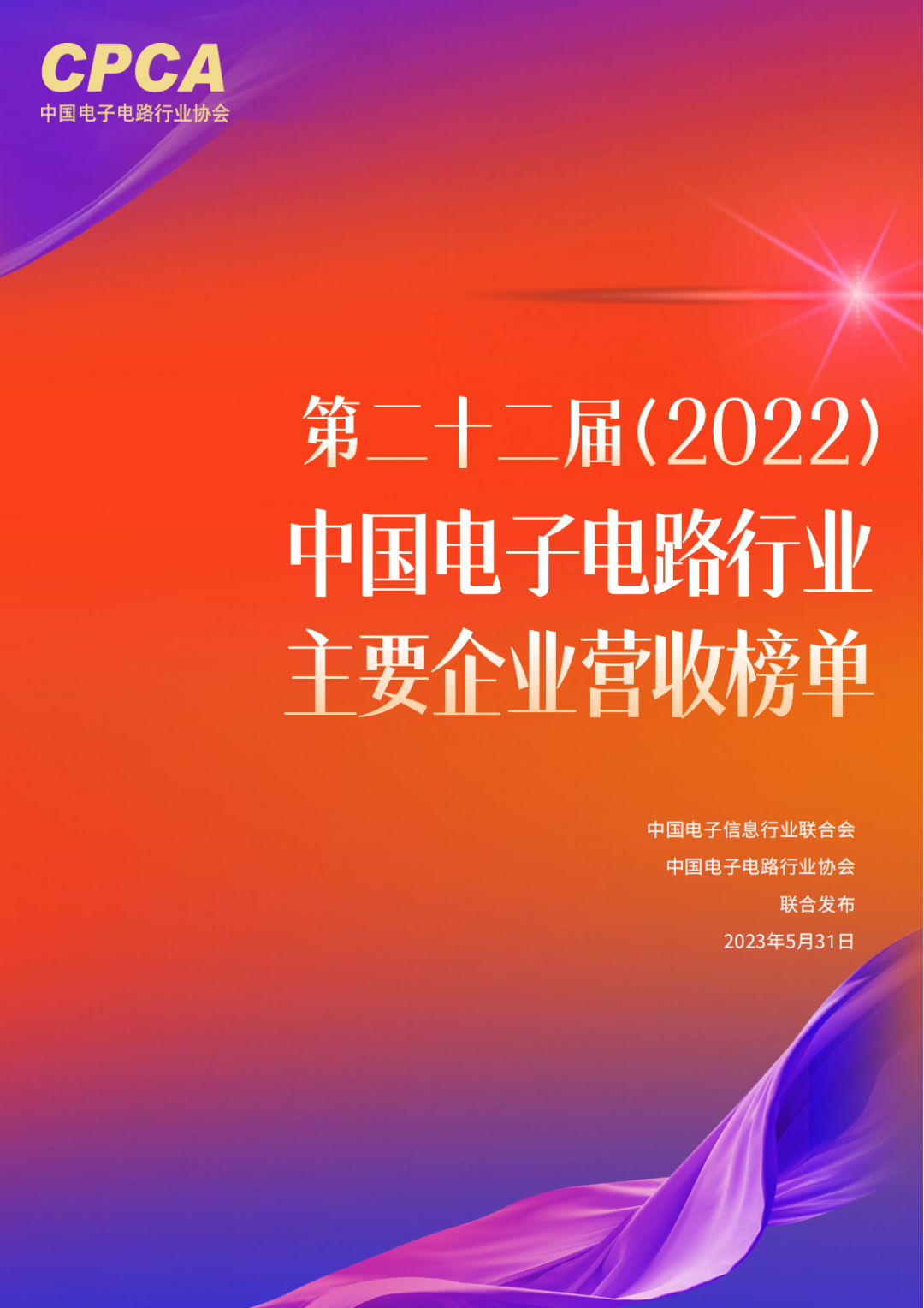 重磅??！2022年度中國電路（CPCA）百強排行榜新鮮出爐，榮暉集團獲得全國百強企業第37名??！